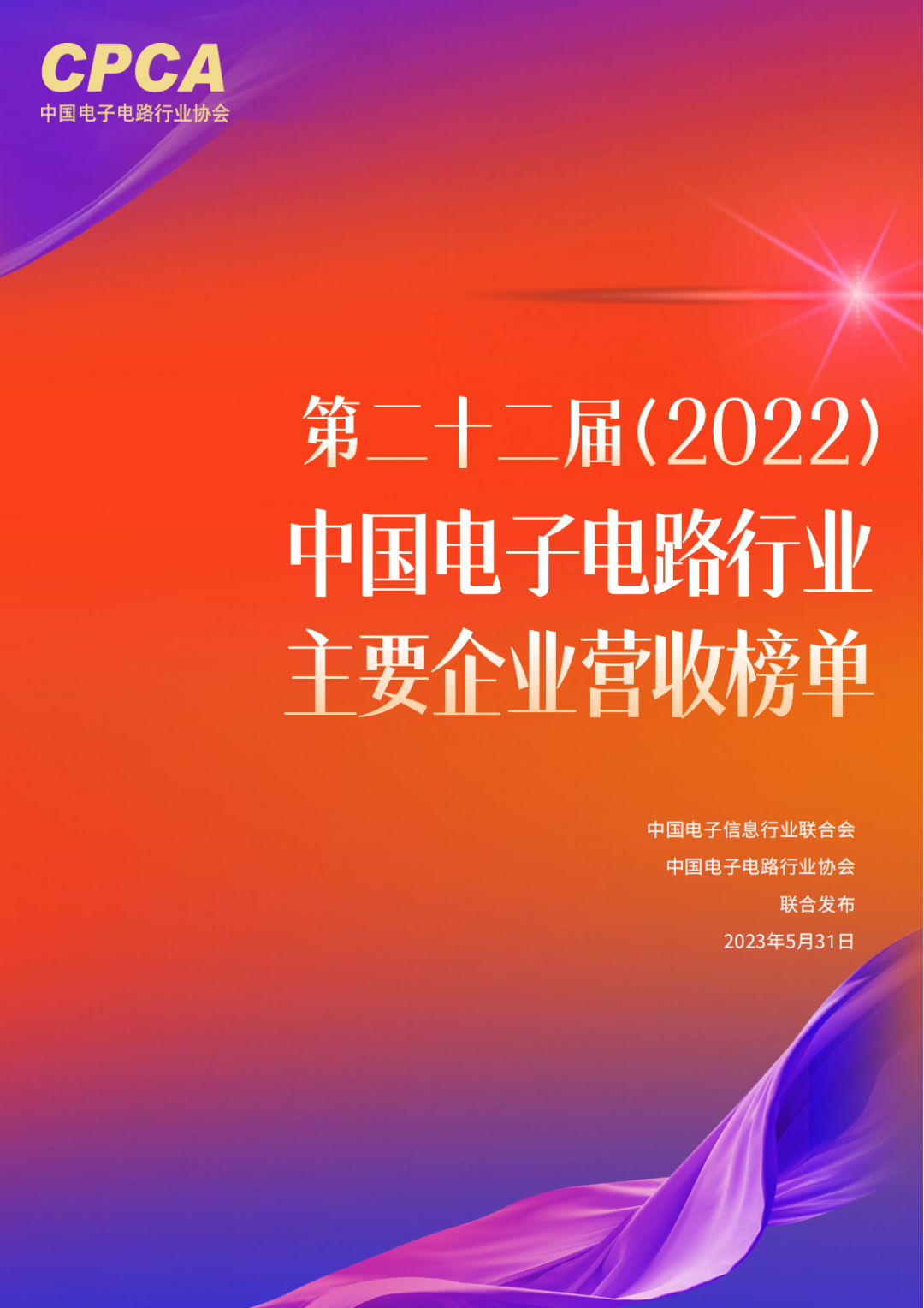 重磅??！2022年度中國電路（CPCA）百強排行榜新鮮出爐，榮暉集團獲得全國百強企業第37名??！